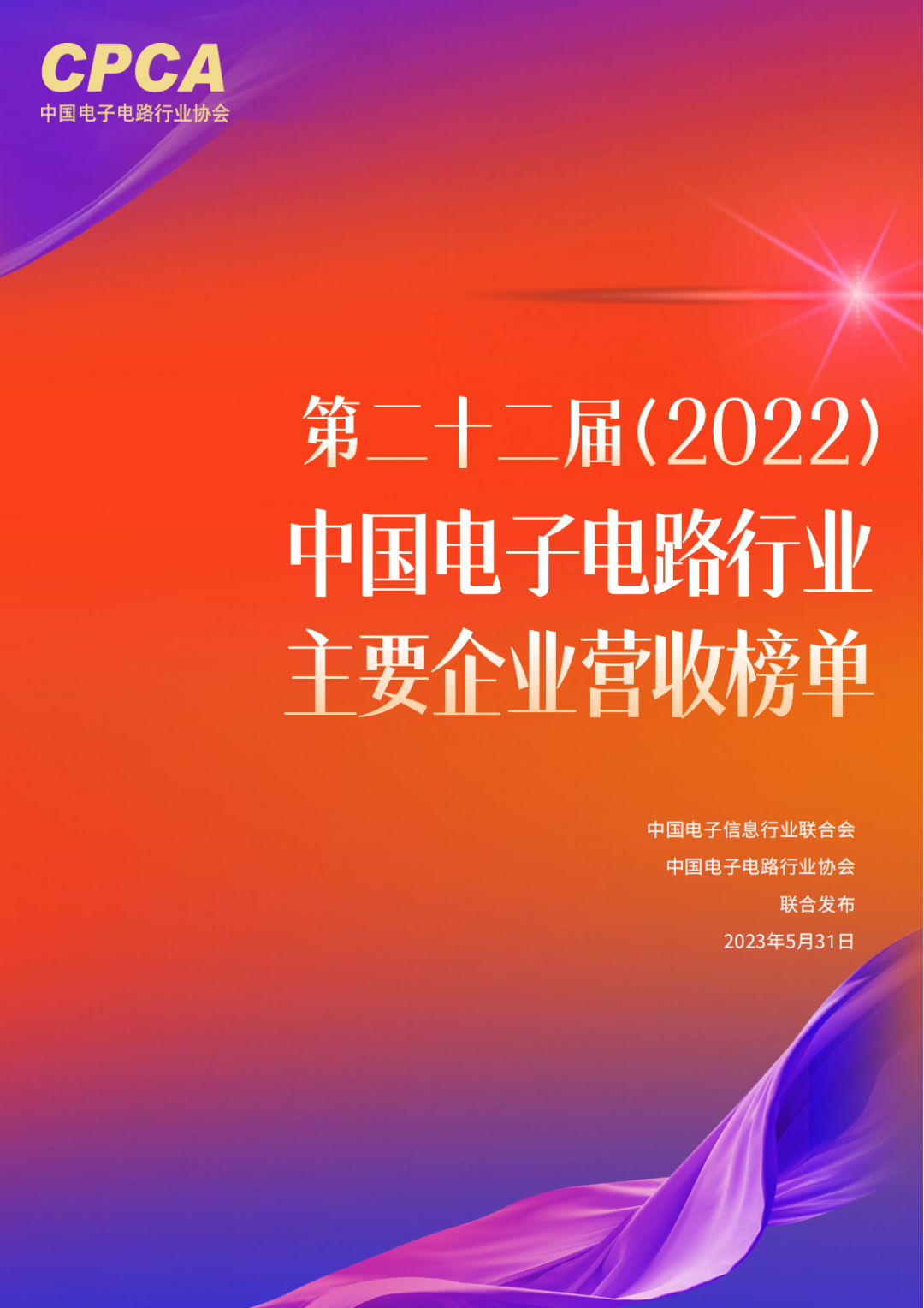 重磅??！2022年度中國電路（CPCA）百強排行榜新鮮出爐，榮暉集團獲得全國百強企業第37名??！